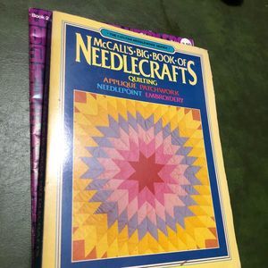 Lot of 2 NeedleCraft Books: McCalls Big Book & Beginners Needlepoint